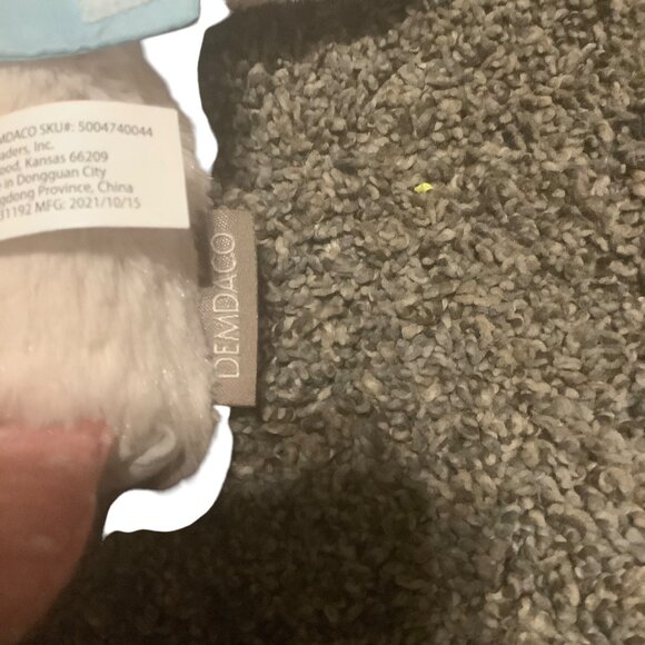 Demdaco Pat-A-Cake Puppy Plush Bunny Toy With Soft Book For Babies - Picture 5 of 9